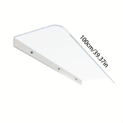 TEMU Clear And Unseen Rain Protection: Perfect Canopy For Doors And . Safeguards Entrance Doors From Sunlight, Snow, And Rain, For Garden Applications. Image