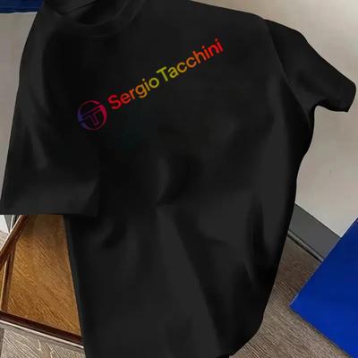 "TEMU Men's Casual T-shirt With " " Print - Soft Fabric, Round Neck, Everyday Wear, Everyday Tshirt | Graphic Tee |" Image