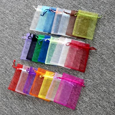 TEMU 100pcs 9x12cm/3.5x4.7inch Multicolor Drawstring Cosmetic Bags Reusable Jute Gift Skincare Packaging Christmas Party Favor Bags Image