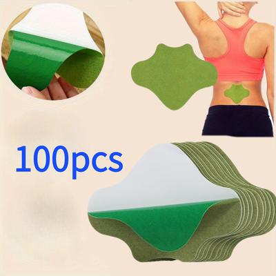 TEMU 100pcs Herbal Heat Patches For Waist, Neck, Knee & Shoulder Image