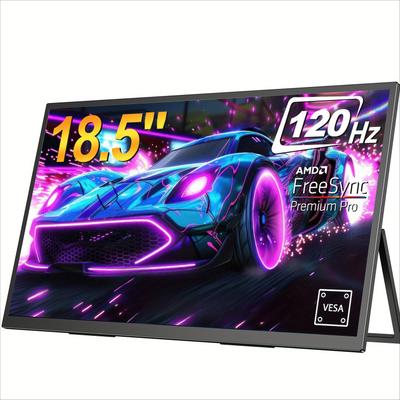 "TEMU Uperfect "" Portable Gaming Monitor Fhd 1080p, 120hz, Hdr, Usb-c & Hd, 180° Adjustable Stand, Vesa Mount, Speakers, Travel For Laptop, Phone, Pc, Gaming Consoles"