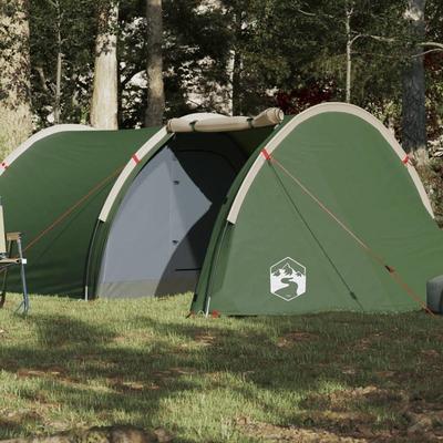 TEMU Tunnel Tent For Green Waterproof. Camping Tent, Instant Double Layer Tent, Suitable For Hiking, Families And Backpacking Trips. Image