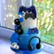 30PCS Video Game Themes Cake Toppers Headset Ball Game Controller Cake Decor for Game Theme Birthday Party Cake Decoration(Blue)