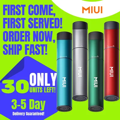 MIUI Akku-Staubsauger, tragbar, über USB wiederaufladbar, Auto-Staubsauger, 2 Saugleistungen, Mini Image