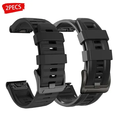 2 Stücke Offizielles Armband 22mm 26mm Für Garmin Fenix 8 E 7 7X 6X 6 Pro 5X Plus/Tactix Band Image