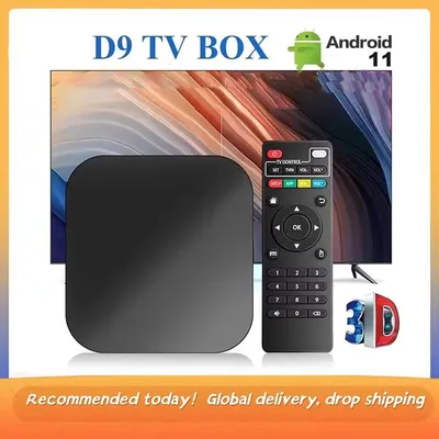 Android 11 Smart TV Box D9 Set Top Box 4G 5G WIFI Amlogic S905 Quad Core 4K HD Video Media Player Heimkino TV Box