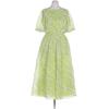 Michael Michael Kors Damen Kleid, Gr. 32, grün, Baumwolle