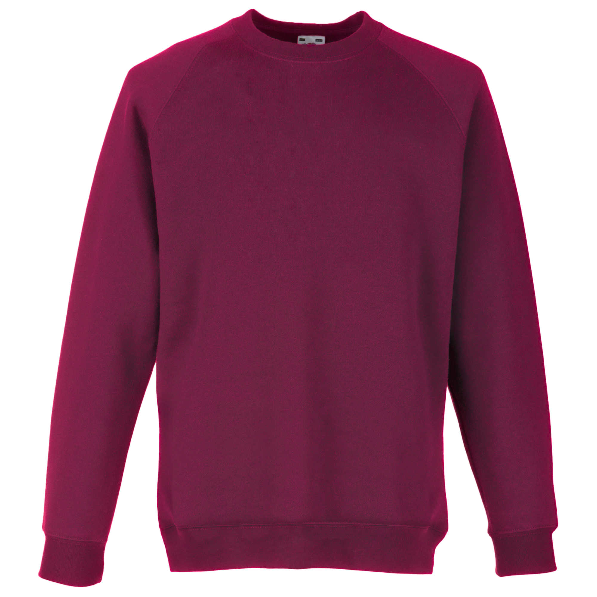 Fruit Of The Loom Kinder Unisex Raglan-Ärmel Sweatshirt (Burgund) Image