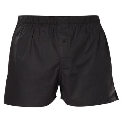 Asquith & Fox Klassische elastische Herren-Boxershorts/Unterwäsche (Schwarz)