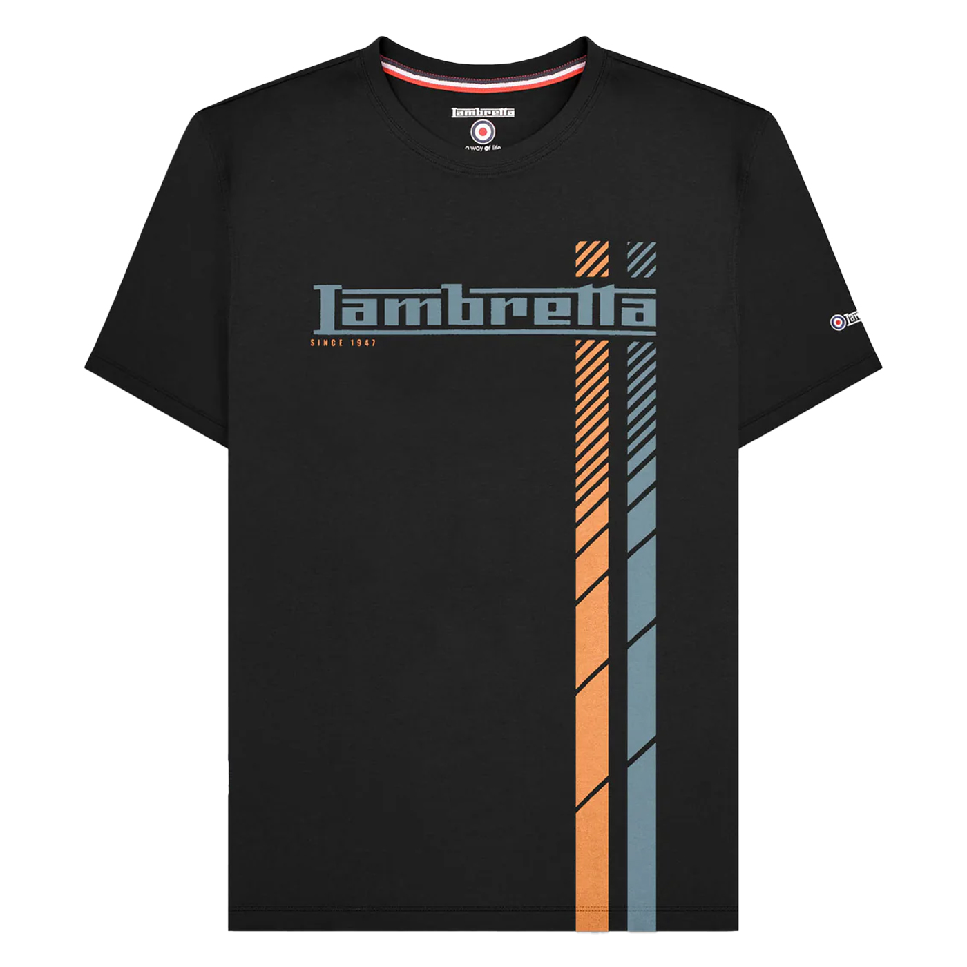 Lambretta - "SS25" T-Shirt für Herren (Schwarz) Image