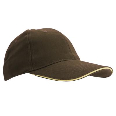 SOLS Unisex Buffalo Baseballkappe (Schokoladenbraun/Beige) Image
