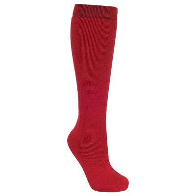 Trespass Unisex Ski-Socken mit Wollanteil (Rot) Image