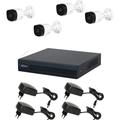 Dahua - kit videosorveglianza 4 telecamere 2 mpx dvr 8 canali hd 2TB