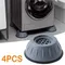 Anti Vibration Feet Pads Rubber Legs Slipstop Silent Skid Raiser Mat For Washing Machine Support