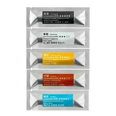 6Pcs Car aromatherapy stick refill bar PE fragrance replacement core Air outlet solid balm cotton