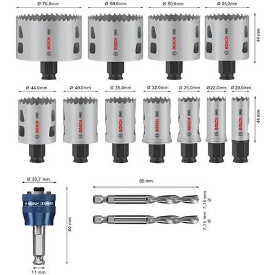 BOSCH Lochsägen-Set »PRO Multi Material PC Plus« 14-teilig Image