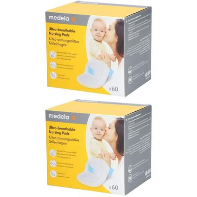 2x Medela Stilleinlage Einweg ultra-atmungsaktiv 2x60 St Stilleinlagen Image
