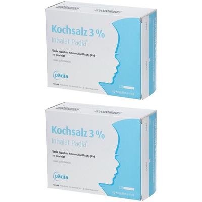 2x Kochsalz 3% Inhalat Pädia Ampullen 2x60x4 ml Inhalationsampullen Image