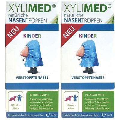 2x Miradent Xylimed Kid's natürliche Nasentropfen 2x22 ml Image