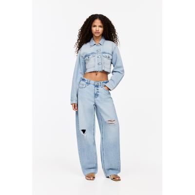 Ripped Barrel Jeans