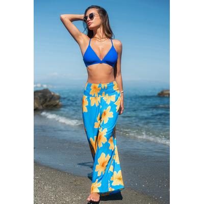 Lemon Glow Floral Pants