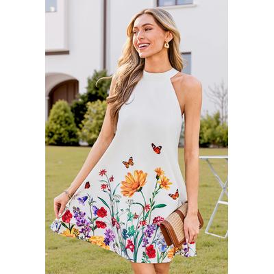 Petal Daze Floral Mini Dress
