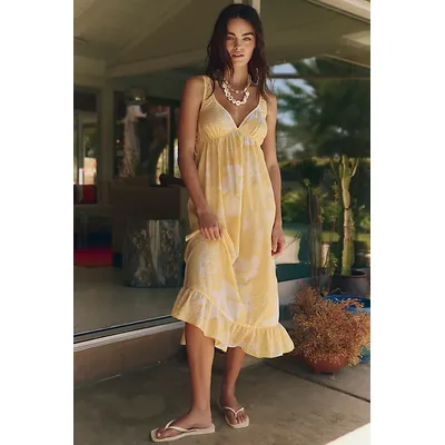 Better Weather Midi Slip by Intimately at Free People in Sundown, Size: Small