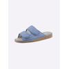 Pantolette CASUAL LOOKS, Damen, Gr. 37, blau (mittelblau), Textil, modisch, Schuhe