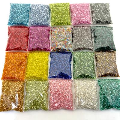TEMU 10000 2mm Silvery Filled Glass Seed Beads, 20 Color Categories For , Bracelets, Necklaces, Earrings And Handicraft Decorative Beads, Friendship Gifts And Image