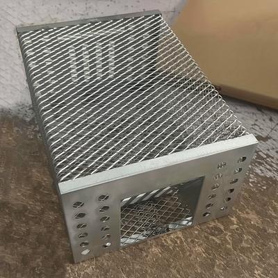 TEMU Metal Mouse Trap - Attractive Design, Door, Only, Silver Finish, Home And Garden Use, Garden Pest Control | Attractive Mouse Trap | Durable Metal Trap, Mouse Traps Image