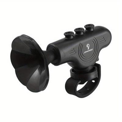 TEMU Usb Rechargeable Bicycle Electric Horn - High Decibel Bike Bell For Handlebars, , Portable Riding Accessory, Black , Cycling Safety | Minimalist Style | Durable Abs Material, Bicycle Accessories Image