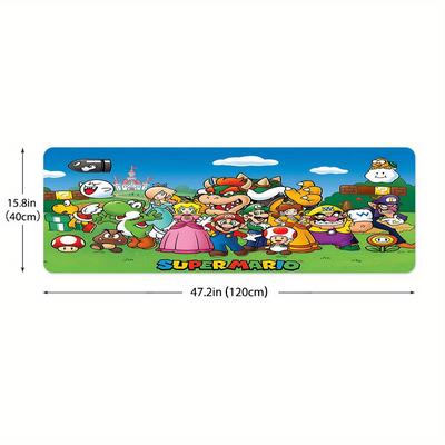 TEMU Character Door Mat - Soft Polyester, Machine Washable, Ideal For Entryway, Kitchen, Laundry Room - Father's Day & Birthday Gift, Official Authorization, Kitchen Mat | Design | Durable Mat, Theme Image
