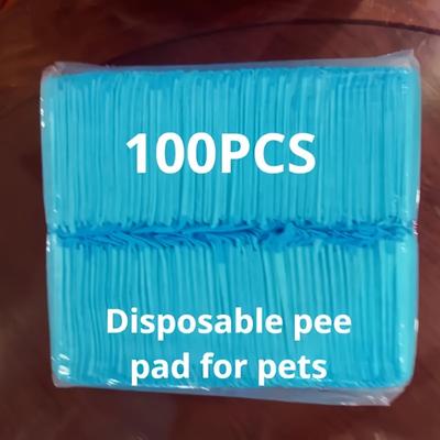 TEMU 100pcs/50pcs/40pcs/20pcs Pet Disposable Thickened Urine Pad Image