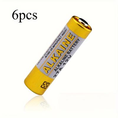 TEMU 6pcs/12pcs 27a 12v Alkaline Batteries, Single Use Non-rechargeable, High-performance For Doorbells, Alarm Clocks, Car Keys & Toys - Made In China, V23ga L1028 Gp23a Lrv08 Image
