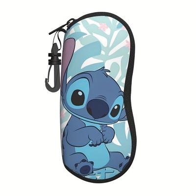 TEMU Stitch Portable Soft Shell Glasses Case - Durable, Convenient For, Fashion Glasses & , Fits Sizes, Suitable For Image