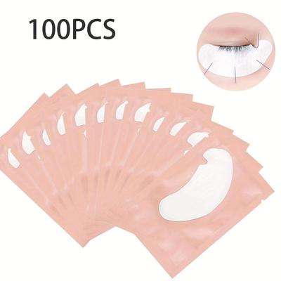 TEMU Patches For Eyelash Extensions, Water Gel Lashes Stickers Eye Gel Pads Beauty Tool Image