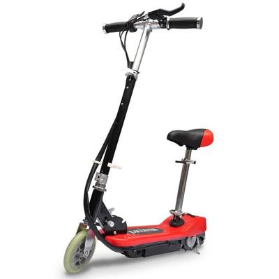 TEMU Scooter With Seat For | 4-fold | Safety Brakes & 50kg Load Capacity (modern Red 74x36x86cm) Image