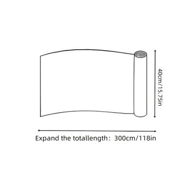 TEMU 40cm×300cm/roll Pet Balcony Plastic Protective Net, Multi-functional Breeding Net, Outdoor Protective Fence, Suitable For Stair Railing Protection, Balcony Protection, Pet Kennel Foot Pads, Etc Image