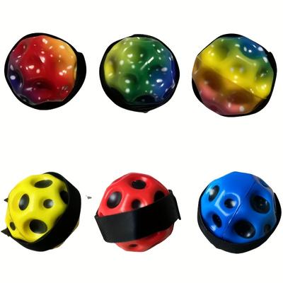 TEMU 1 Random Super Elastic Space Ball, Durable And High Elasticity, Improve Your Hand-eye Coordination, Suitable For Indoor , Family Gatherings, Outdoor Activities Image
