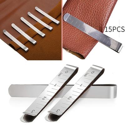 TEMU 5-20pcs Hemming Clip, Sewing Clip Measuring Ruler Mark Sewing Quilting Supplies (3 Inches) Image