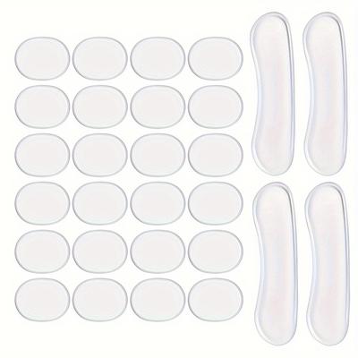 TEMU 28pcs Transparent Drum Dampeners Get Clear Drum Tones Gel Pads Silicone Drum Silencers Drum Dampening Pads Drum Mute Pads For Drums Cymbals Tone Control
