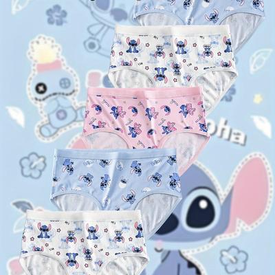 TEMU 5pcs Stitch Fashion Silhouette Underwear - Tummy Control And Butt Lifter, Valentine's Day & Christmas Gifts Image