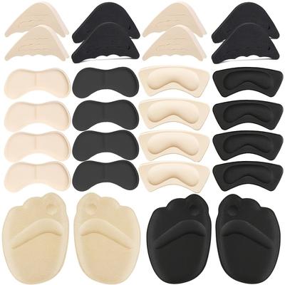 TEMU 14 Pairs Shoe Filler Heel Grips For Womens Shoes - Shoe Filler For Too Big Shoes Women With Toe Inserts, Heel Pads, Shoe Pads, And Women's Toe Inserts For Shoes Too Big Image