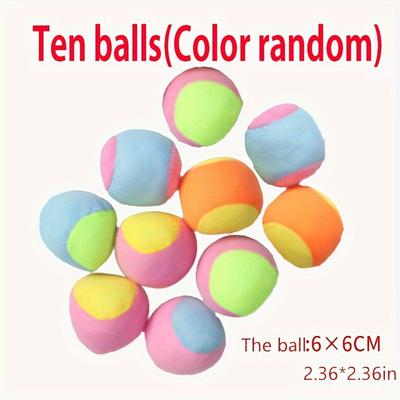 TEMU Sticky Ball Game Set - Durable Nylon Material, Suitable For Outdoor Group Games Image