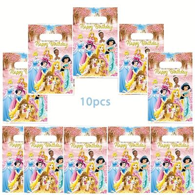 TEMU Princesses Set Of 10 Goodie Bags 10pcs/20pcs/30pcs, Designed For Birthday Celebrations. Cartoon-themed Bags With Deer Designs Are Gifting And Storage, Suitable For Teen Birthday Parties Image