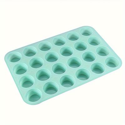 TEMU 24- Mini Muffin Pan, Food-grade Silicone Bakeware, & Bpa Free, Suitable For Oven And Dishwasher - Uncharged Image