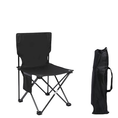 TEMU 1pc Portable Folding Camping Chair With Armrests, Lightweight Iron Alloy Frame, Colorful Floral Pattern, Foldable Design For Outdoor, Beach, And Picnic Use, Camping Accessories Image