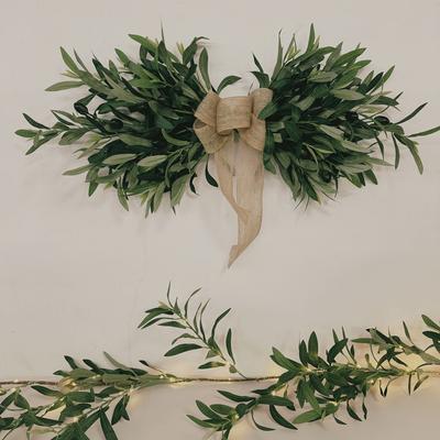 TEMU 1pc Lifelike Hanging Decor With Fruits - Weddings, Parties, Home & Garden, Front Door & Wall Decoration - Durable, Easy-to-install Greenery, No Power Needed Image