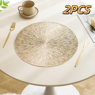 TEMU 2/4pcs Spring Flowers Mats, Table Decoration Mats, Heat Insulation Bowl And Plate Mats, Coffee Table Mats, Tableware Mats And Coasters, Coffee Mats, Room Decoration Image