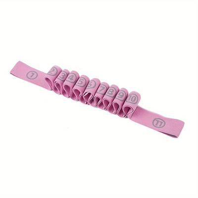 TEMU 1pc Elastic Segmented Band, Yoga Resistance Tension Band, Suitable For Body Stretching, Leg Training, Body Shaping Image